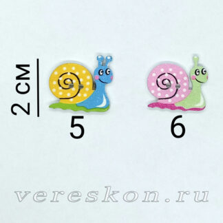 Улитка (плоский декор)