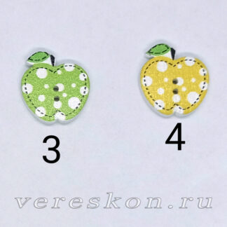 Яблоко (плоский декор)