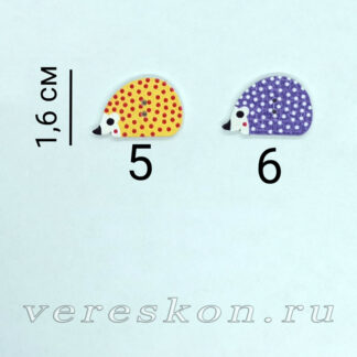 Ёжик (плоский декор)