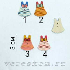 Платье (плоский декор)