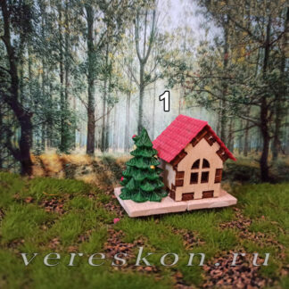 Мини-домик с ёлочкой