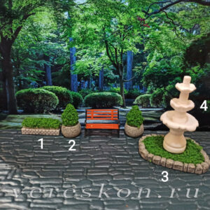 Элементы паркового озеленения