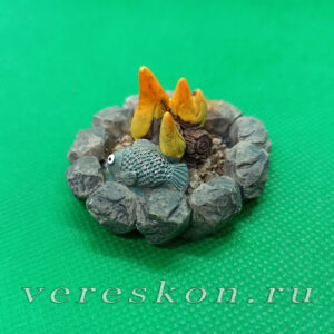 Костёр с рыбой