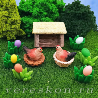 Курица, Пасха, яйца