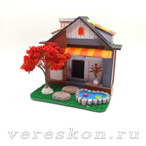 Летний дом с микроландшафтом