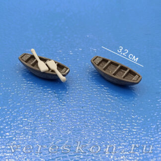 Лодка серая