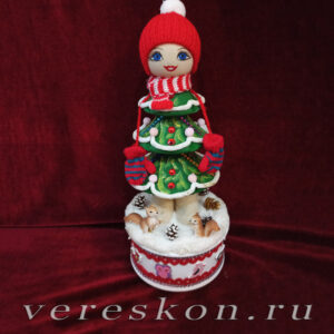 Новогодняя ёлочка-девочка