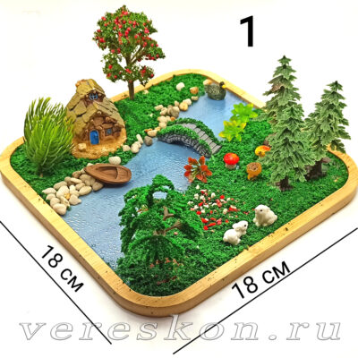 Наборы для самостоятельной сборки, на бамбуковом основании