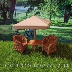 Зонт, кресла