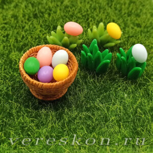 Яйца цветные (набор 5 шт.)