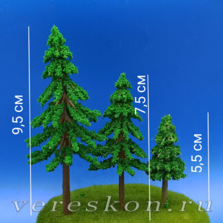 Ёлка с высоким стволом, зелёная (за 1 шт.)