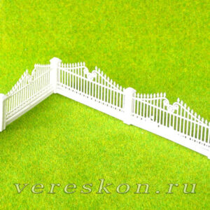 Забор ажурный, трёхсекционный