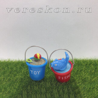 Ведро цветное (за 1 шт.)